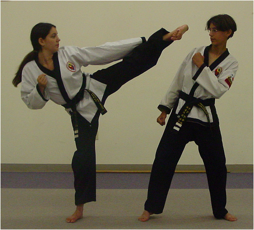 Front kick technique